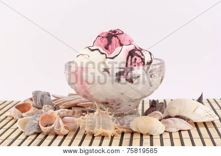 Ice Cream With Seashells