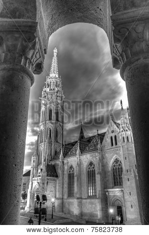Church Of Mathias Rex In Budapest, Hungary