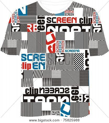 T Shirt Full Print Screen