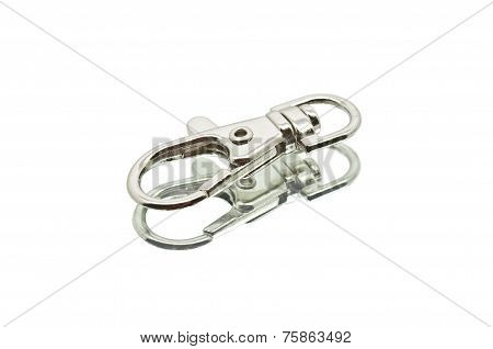 Small Lying Chrome Carabiner Hook
