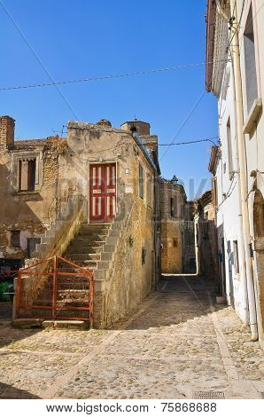 Alleyway. Genzano di Lucania. Italy.
