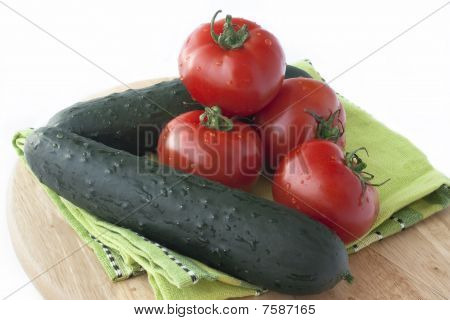Pomodori e cetrioli
