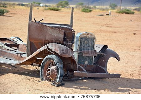 Abandoned car