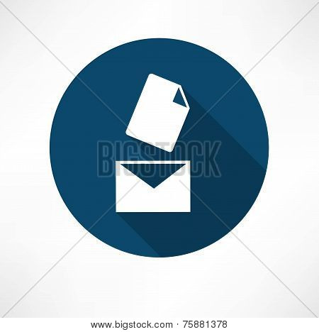 Mail with the document icon