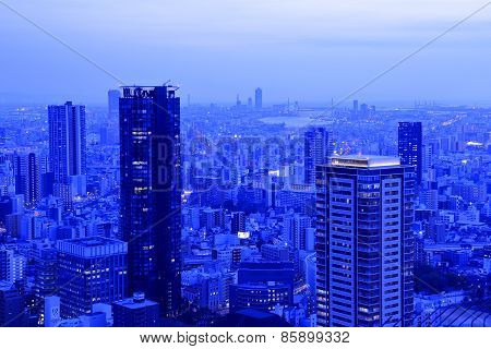 Osaka night view