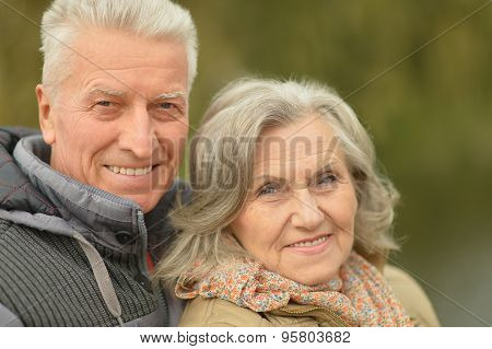 Elderly couple together