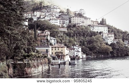 Vintage Como Lake, Italy