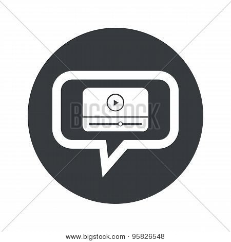 Round mediaplayer dialog icon