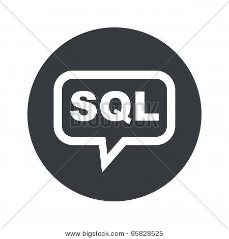 Round SQL dialog icon