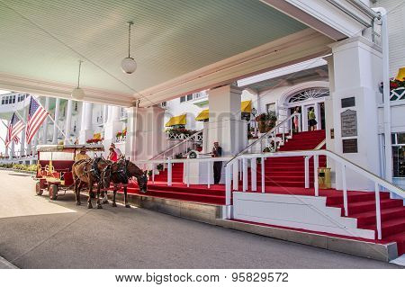 Entrance To The Grand Hotel