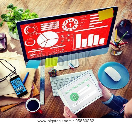 Bar Graph Chart Data Information Inforgraphic Report Concept