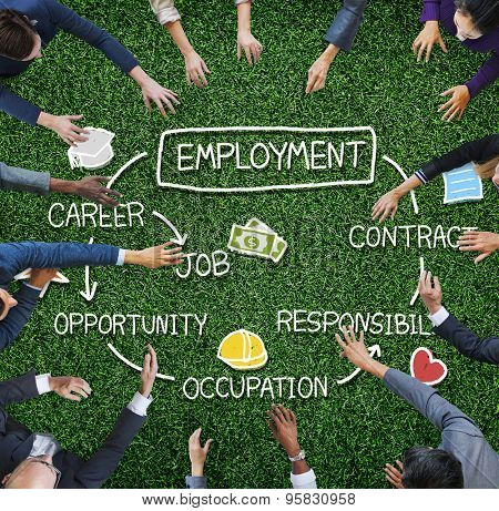Employment Career Occupation Job Contract Concept