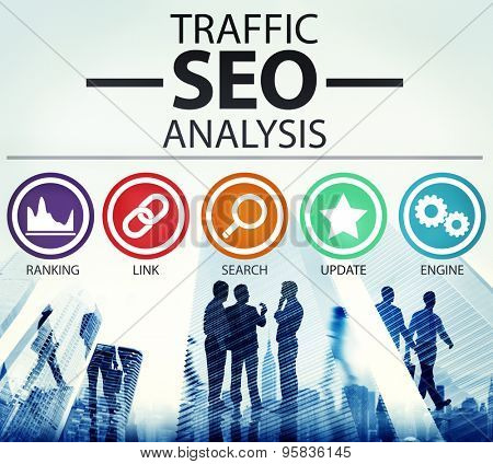 Search Engine Optimisation Analysis Information Data Concept