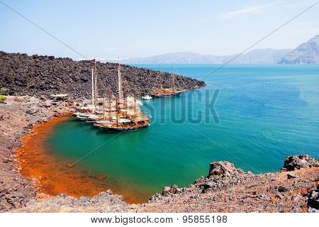 Nea Kameni Volcanic Island, Santorini