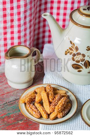 Afternoon Tea And Biscuits