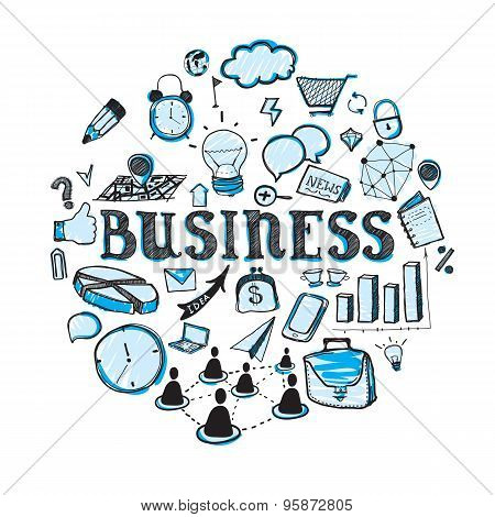 Business doodles