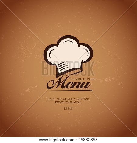 Brown menus for your restaurant . Vintage brown menu restaurant or cafe . The brand for your restaurant business.
