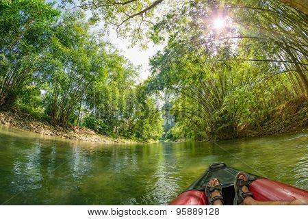 Safari Canoeing on Kao Sok River, Thailand