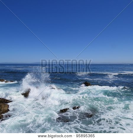 Asilomar Waves And Rocks