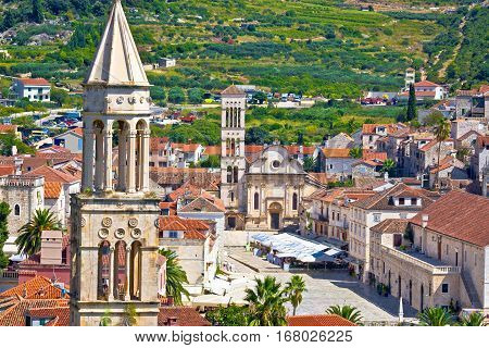 Historic Town Of Hvar Stone Architecture