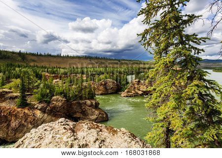 Canadian landscapes of the Klondike