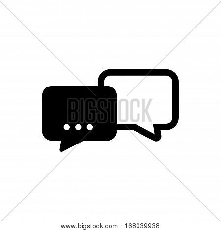 Chat bubble speakbox icon vector illustration graphic design