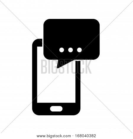 Chat bubble speakbox icon vector illustration graphic design