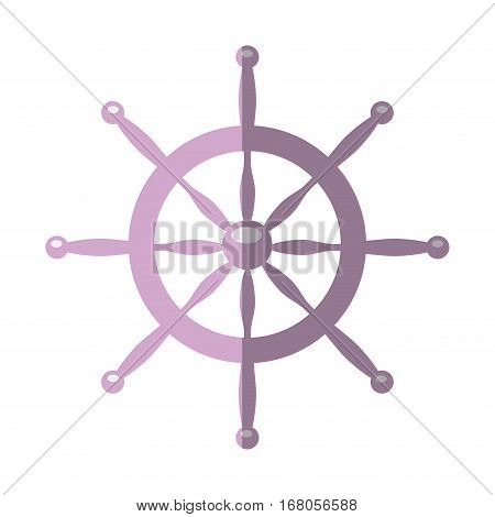 timon boat isolated icon vector illustration design