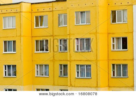 Lähikuva multistorey rakennus