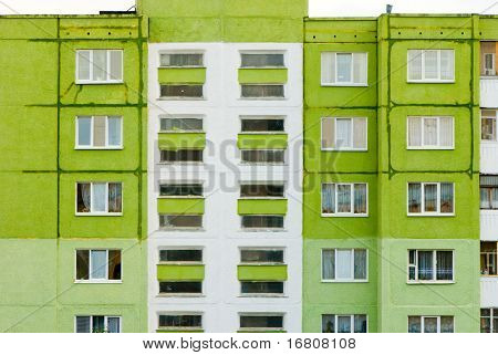 Lähikuva multistorey rakennus