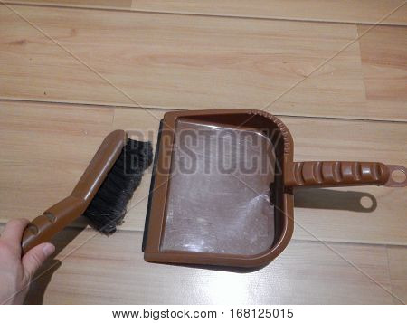 Plastic Brush And Showel For Home Cleaning