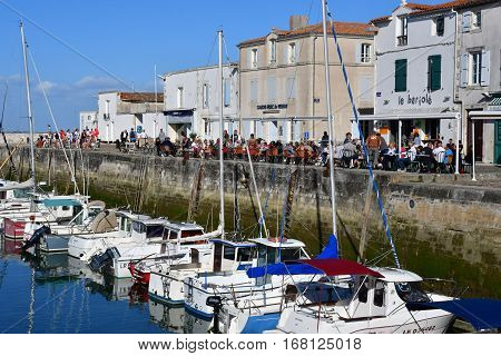 La Flotte France - september 25 2016 : the picturesque port