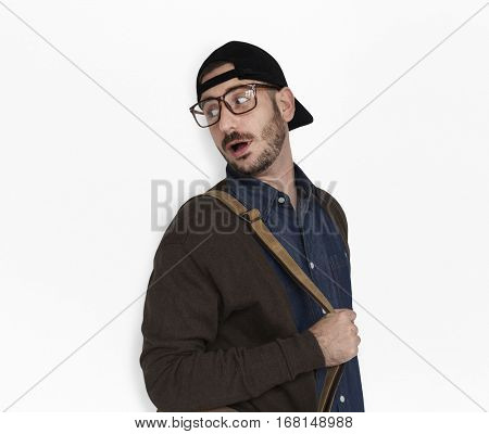 Caucasian Casual Man Snapback