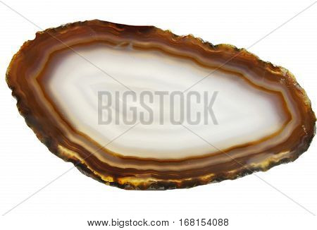 agate semigem geode crystals geological mineral isolated