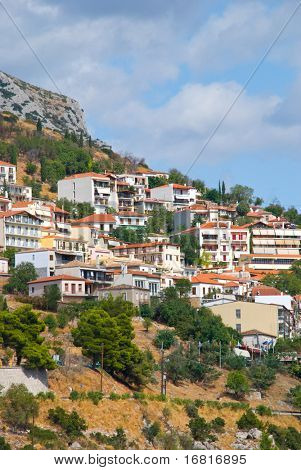 Piccola città in Grecia. Parnassus