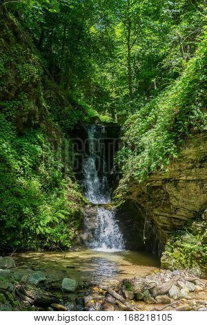 Waterfall At Mount Olympus