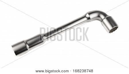 wrench cap curved corner on a white background