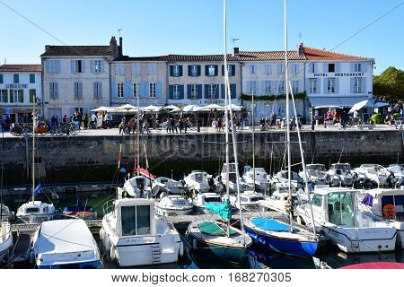 La Flotte France - september 25 2016 : the picturesque port