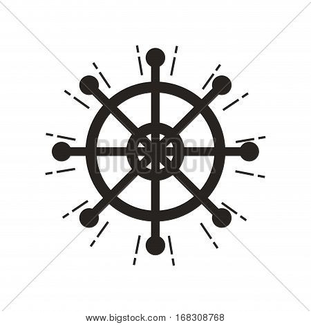 timon boat isolated icon vector illustration design