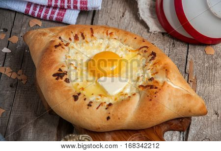 Ajarian Traditional Flatbread - Khachapuri Or Hachapuri