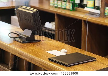 Interior of a restaurant