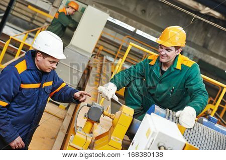 industry worker repairman with spanner