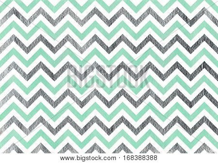 Watercolor Stripes Background, Chevron.