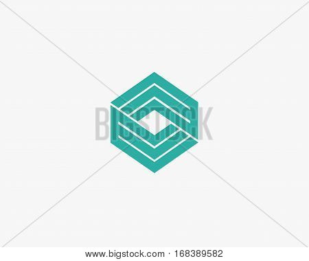 Letter E logo line design abstract ,logo icon design template.