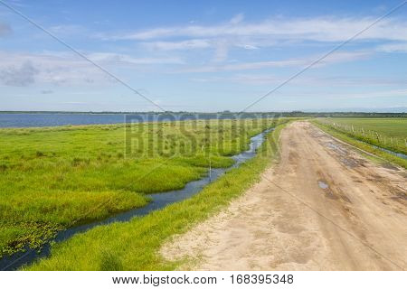 Dirty Road To Lagoa Do Peixe Lake