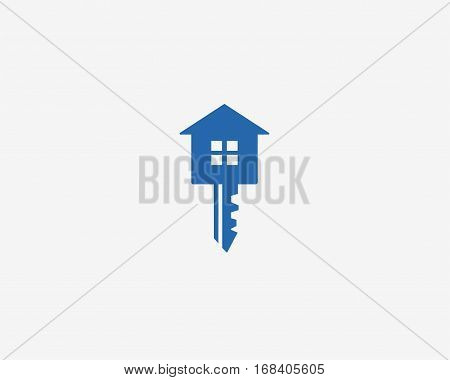 key with house, house key icon