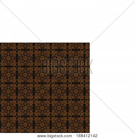Abstract floral seamless pattern. Pixel backdrop for the site. Light grey woven ribbon on a white background.