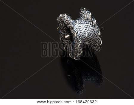 intracardiac occluding device for closing septal defects