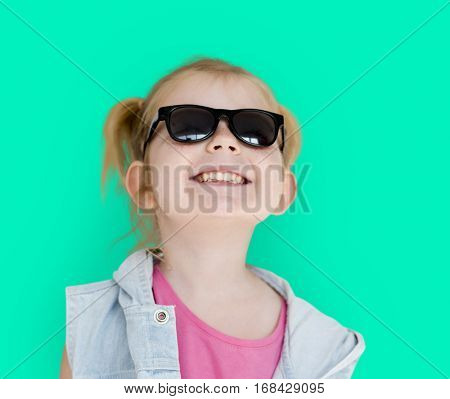 Little GIrl Smiling Happiness Playful Twintail Hairstyle