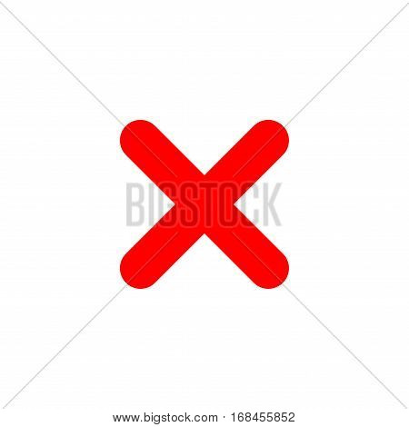 Cross Sign Red Element